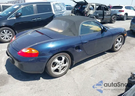 2000 Porsche Boxster z USA, uszkodzony, nr VIN WP0CA298XYU624469